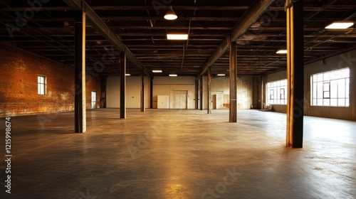 Vast Empty Industrial Space: Awe-Inspiring Architecture photo