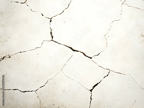 Cracked White Wall Texture Background photo