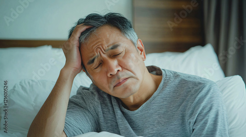 Elderly Asian men suffer from headaches and insomnia