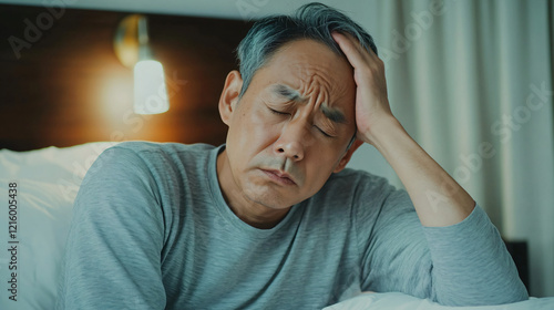Elderly Asian men suffer from headaches and insomnia