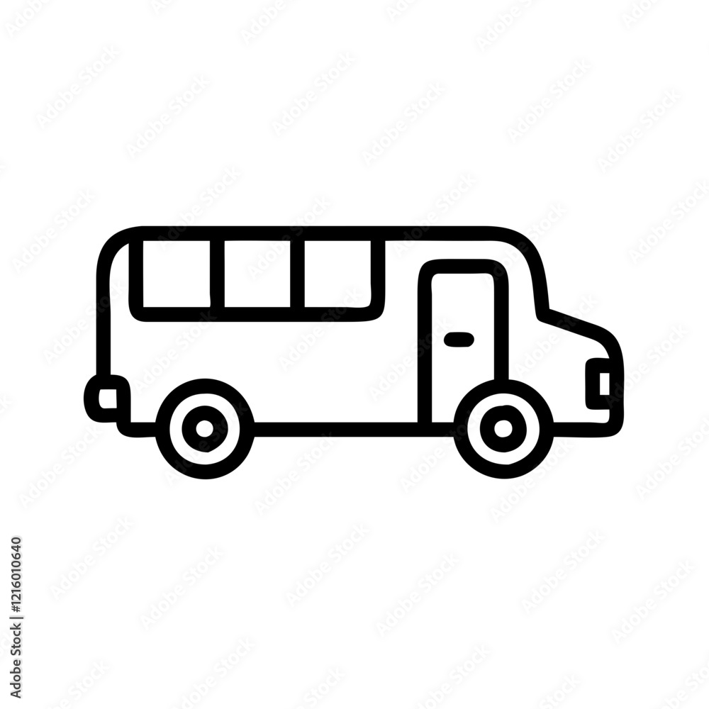 school bus icon design school bus icon design