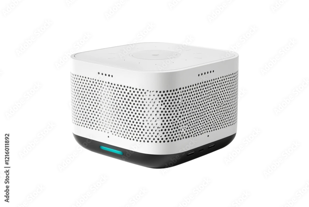 Fototapeta premium AI-powered noise reduction device PNG