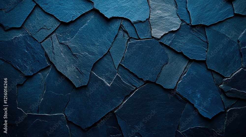 Slate stone texture in dark blue shades Slate stone texture in dark blue shades