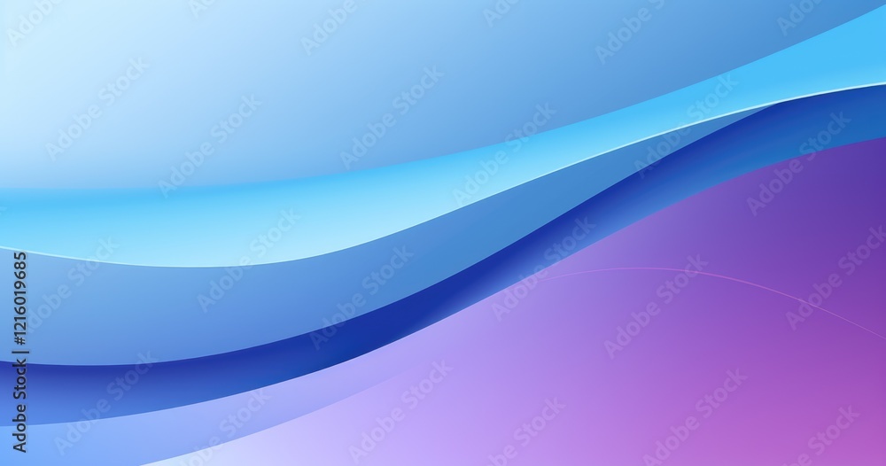 Abstract flowing waves in gradient shades of blue and purple, creating a smooth, modern design. Abstract flowing waves in gradient shades of blue and purple, creating a smooth, modern design.
