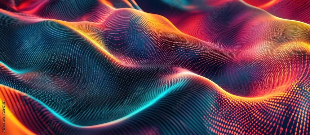 Obraz premium Abstract Digital Wave