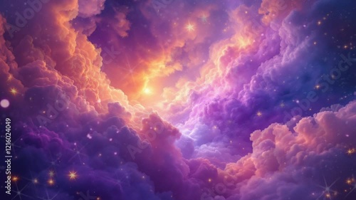 animated colorful cloud background animation looping seamless