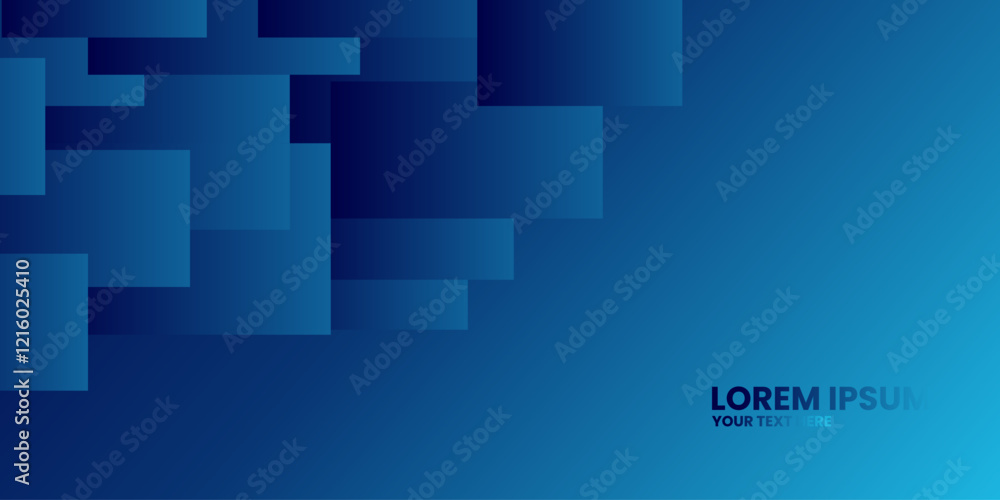 Abstract blue background with square pattern and futuristic design. A blue abstract design with overlapping squares. Abstract blue background with square pattern and futuristic design. A blue abstract design with overlapping squares.