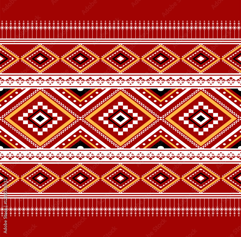 Geometric ethnic oriental seamless pattern traditional Design for background,carpet,wallpaper.clothing,wrapping,Batik fabric,Vector illustration.embroidery style - Sadu, sadou, sadow or sado Geometric ethnic oriental seamless pattern traditional Design for background,carpet,wallpaper.clothing,wrapping,Batik fabric,Vector illustration.embroidery style - Sadu, sadou, sadow or sado