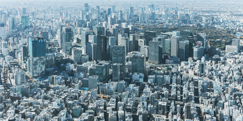 Konstfotografi 東京都心 空撮映像(八重洲から霞ヶ関方面)