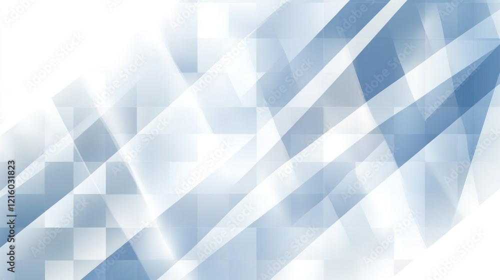 Fototapeta premium Abstract blue geometric shapes background, website design