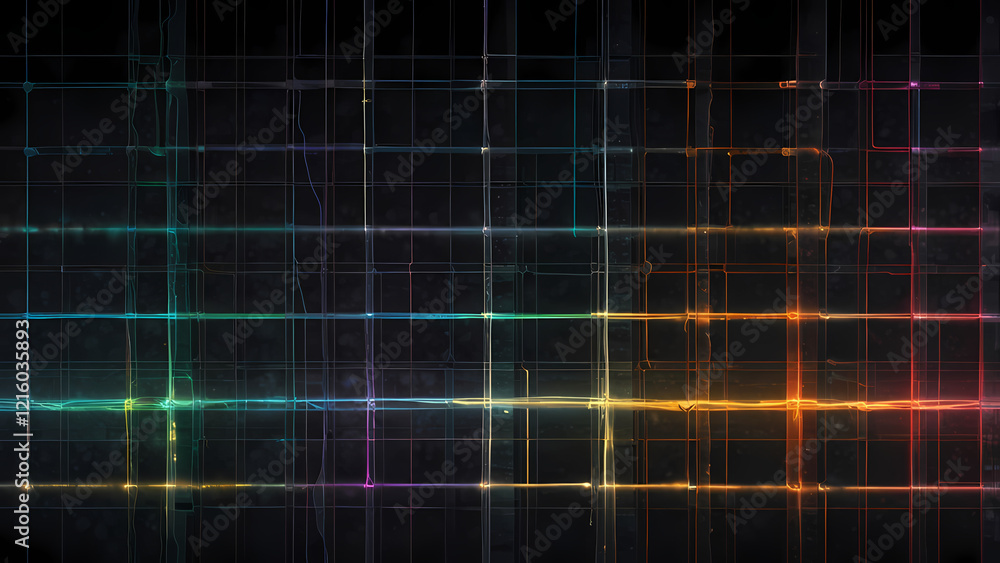 Luminous Interconnected Lines: Futuristic Abstract Grid
Luminous Interconnected Lines: Futuristic Abstract Grid