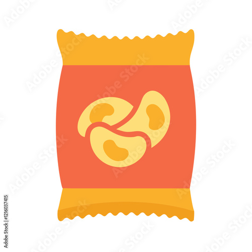 snack chips icon design