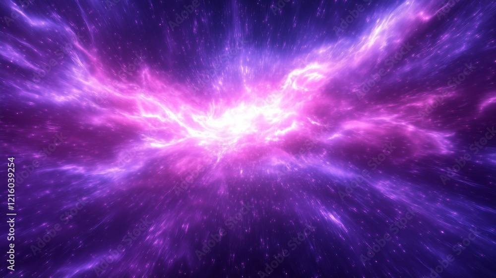Fototapeta premium Ethereal Cosmic Display Revealing the Beauty of the Universe