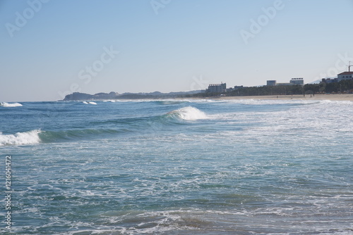 Korea's East Sea under heavy waves
