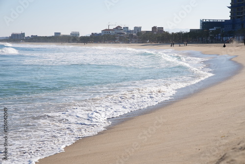 Korea's East Sea under heavy waves