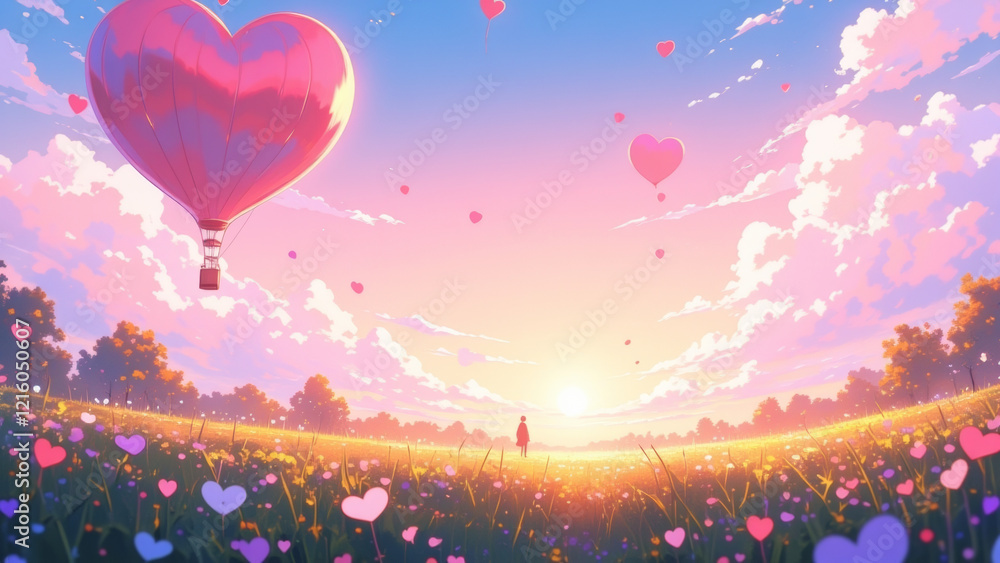 illustration background representation of love,Valentine's Day concept. illustration background representation of love,Valentine's Day concept.