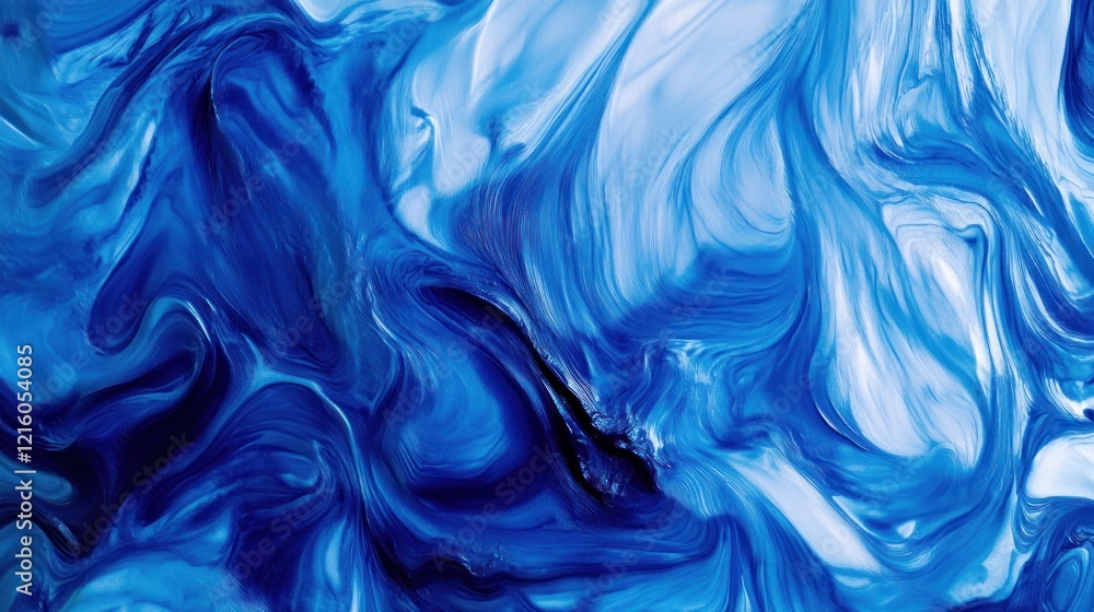 Fototapeta premium Abstract Blue Swirls