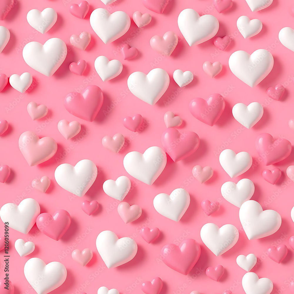 Heart shaped confetti premium design Heart shaped confetti premium design
