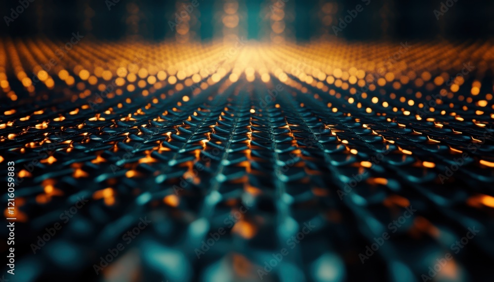 Fototapeta premium High-detail close-up showcasing the intricate texture of solar panel cells, a powerful visual representation of renewable energy innovation and sustainable technology This image emphasizes the
