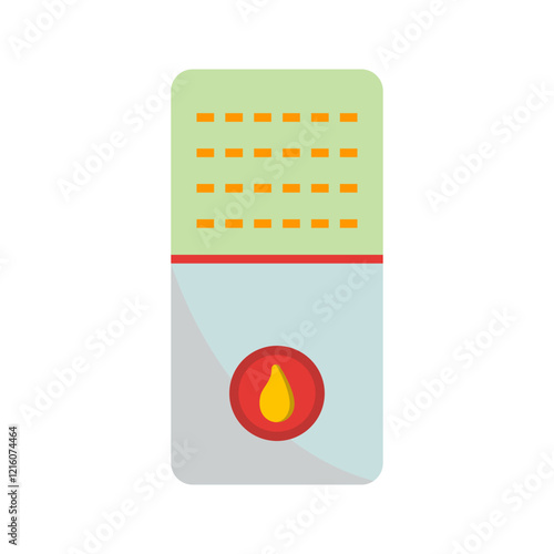 Gas Furnace Vector Icon