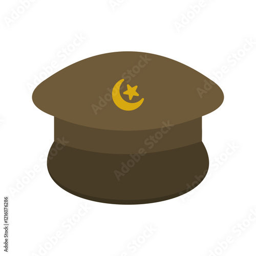 Military Hat Vector Icon