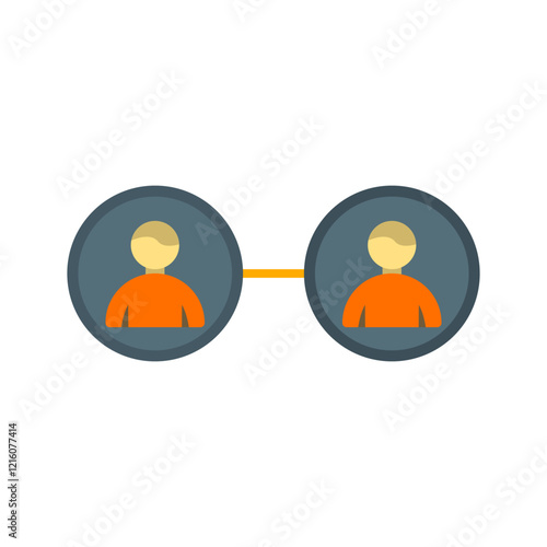 Social Circle Vector Icon