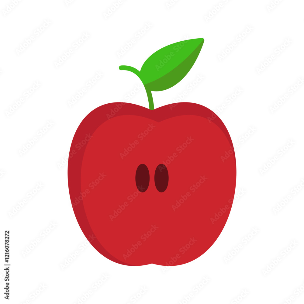Fototapeta premium Apple Vector Icon