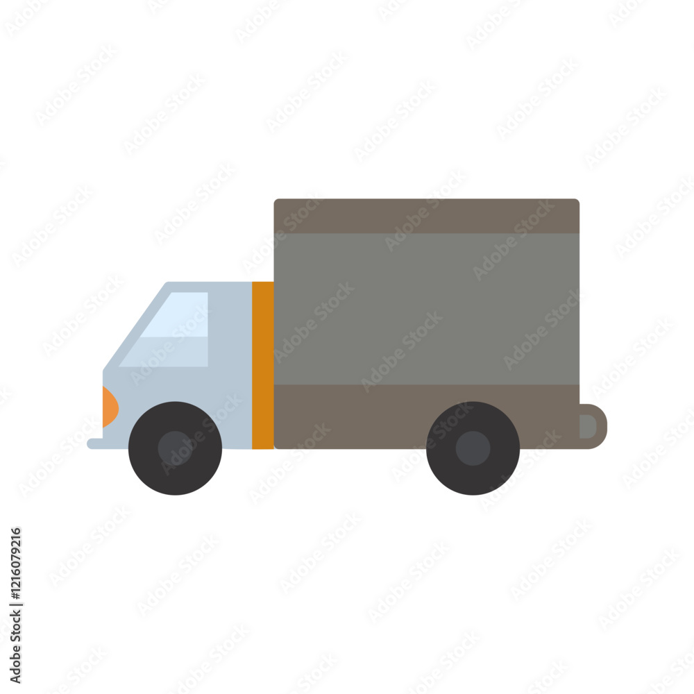 Fototapeta premium Heavy Truck Vector Icon