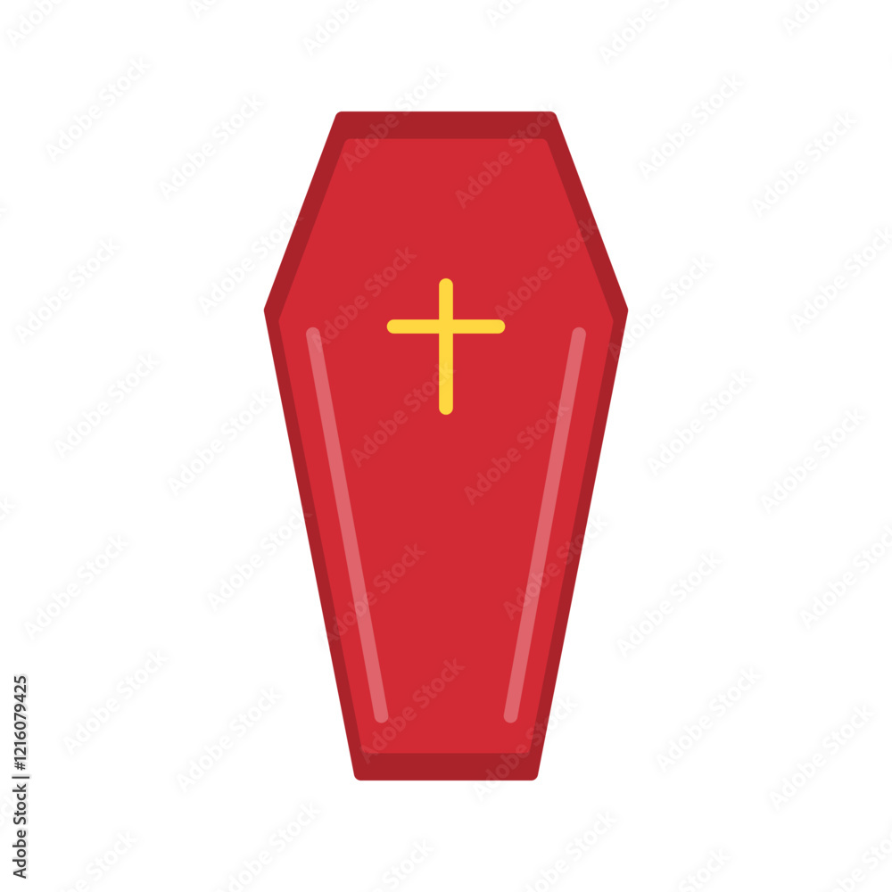 Obraz premium Coffin Vector Icon