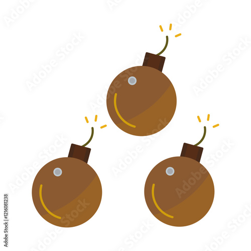 Cannon Balls Vector Icon