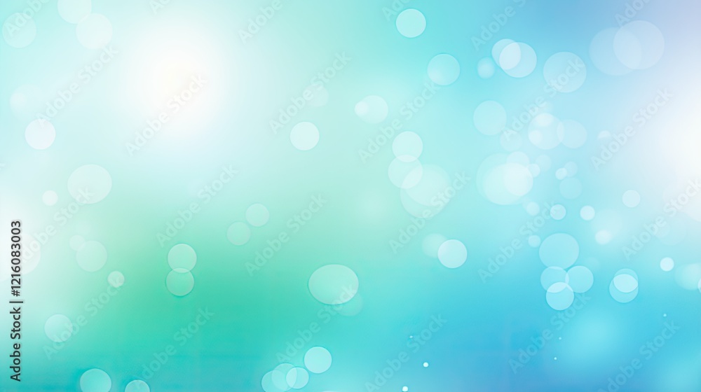 A soft, abstract background with light bokeh effects in blue and green hues. A soft, abstract background with light bokeh effects in blue and green hues.