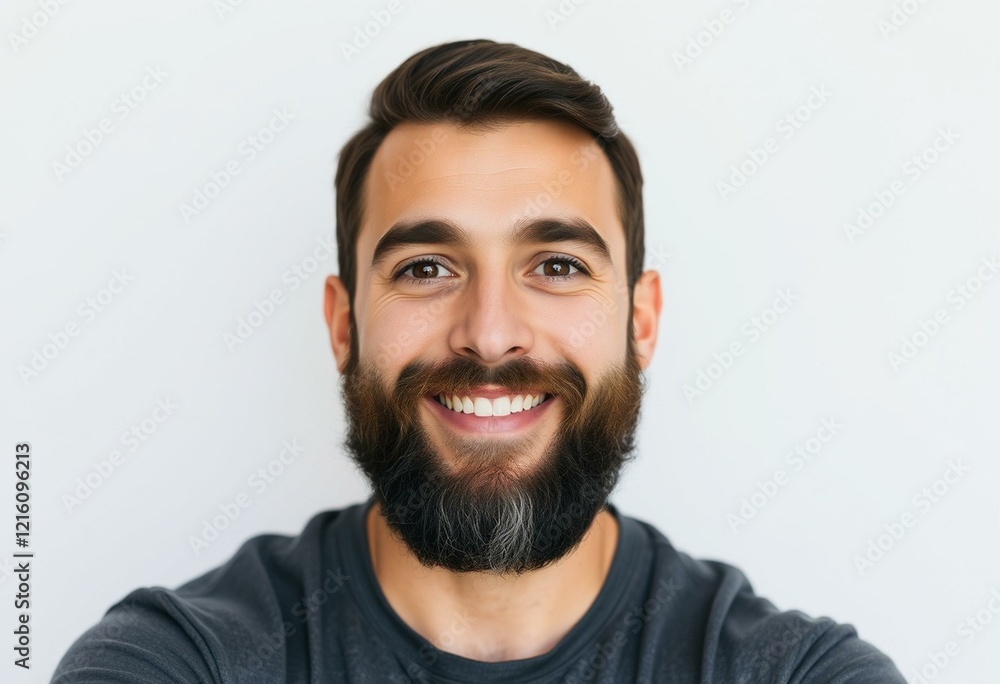 Fototapeta premium Portrait of a man with a beard