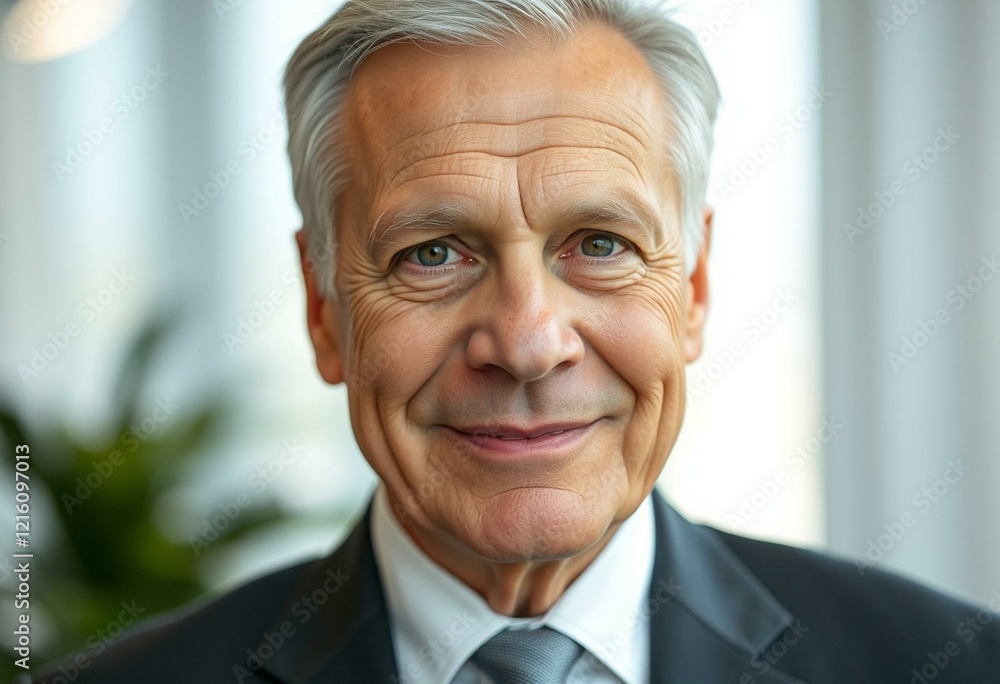 Portrait of a wise and confident businessman Portrait of a wise and confident businessman