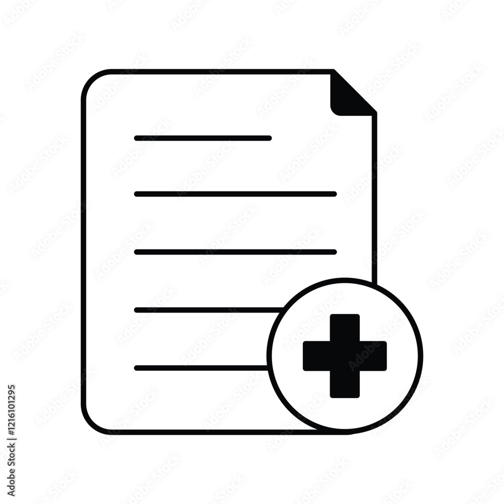 New Project glyph icon with white background vector stock illustration New Project glyph icon with white background vector stock illustration