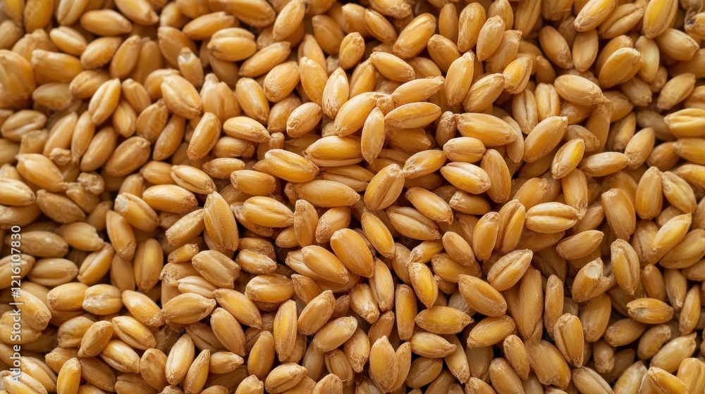 Wheat Grains Close Up Wheat Grains Close Up