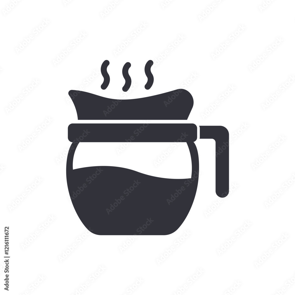 Coffee jar solid icons, minimalist vector illustration ,simple transparent graphic element .Isolated on white background Coffee jar solid icons, minimalist vector illustration ,simple transparent graphic element .Isolated on white background