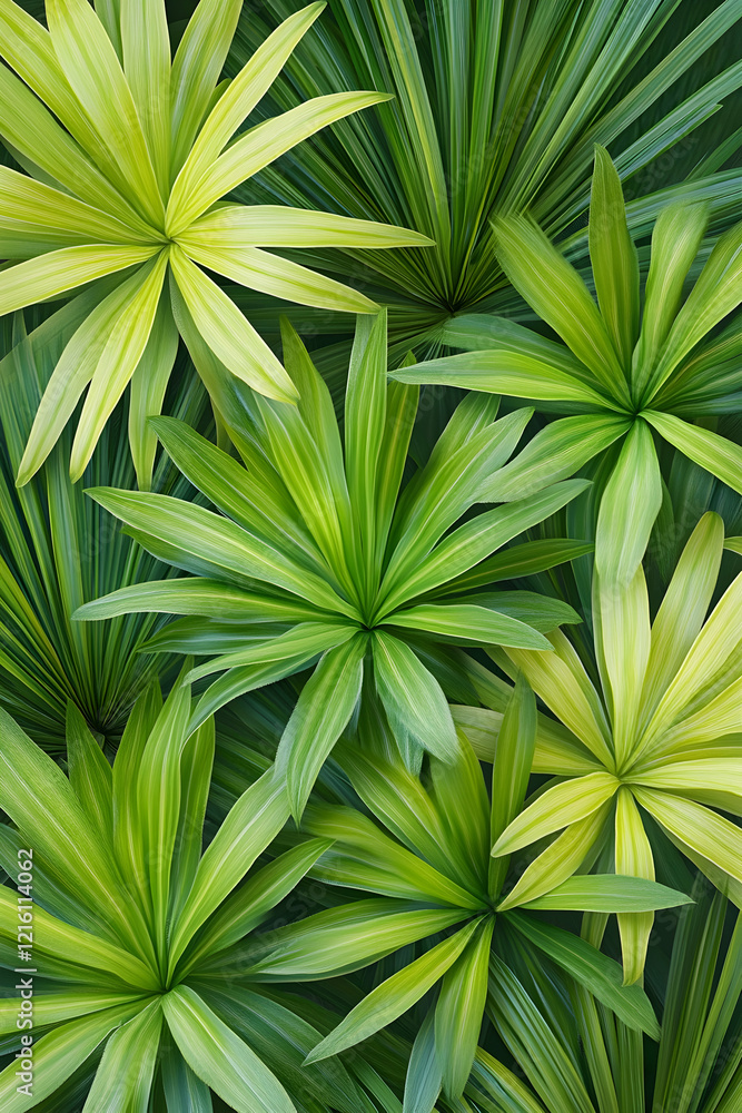 Lush green and yellow tropical foliage background, ideal for design Lush green and yellow tropical foliage background, ideal for design