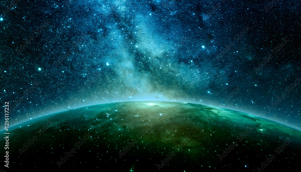 Fototapeta premium 惑星と宇宙