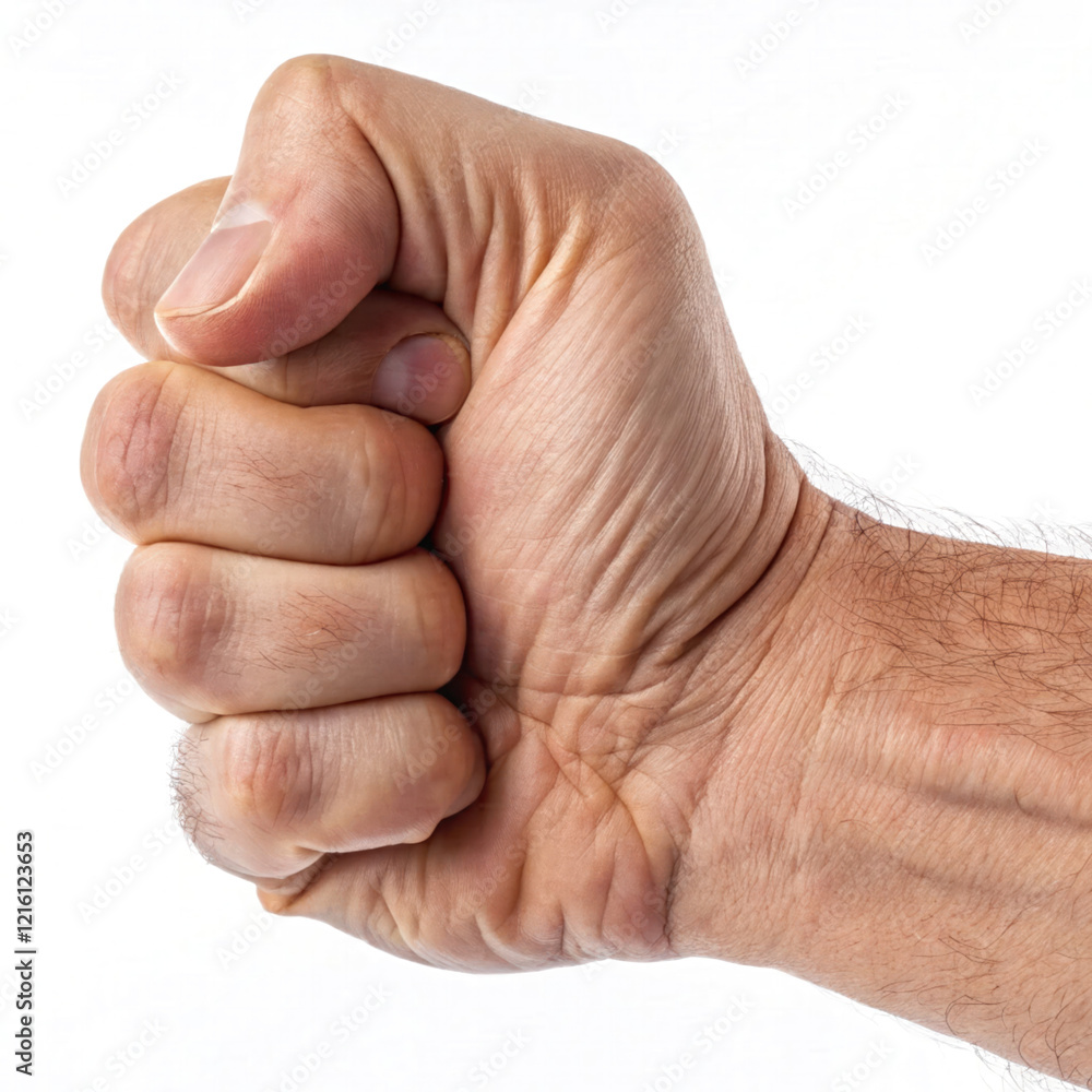 Hand With Fist Strong Grip Closeup Transparent Or White Background, Png Cut Out Hand With Fist Strong Grip Closeup Transparent Or White Background, Png Cut Out