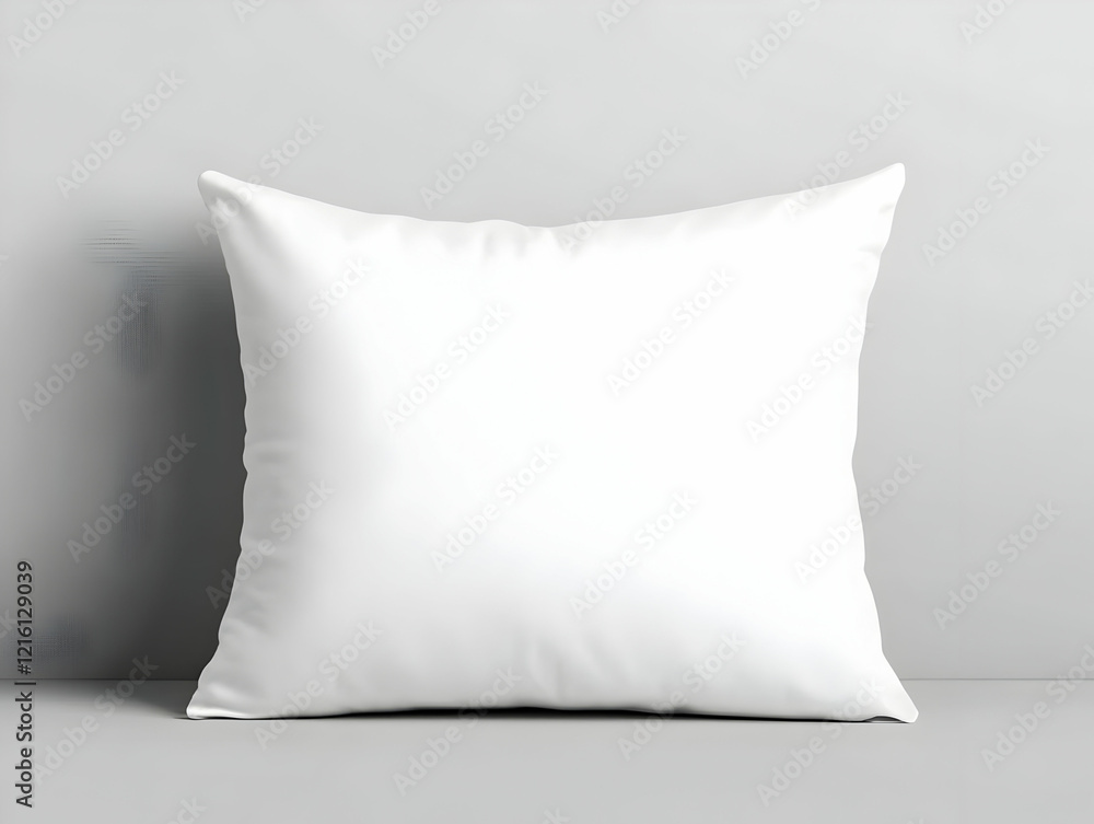 White Pillow 3D Render White Pillow 3D Render