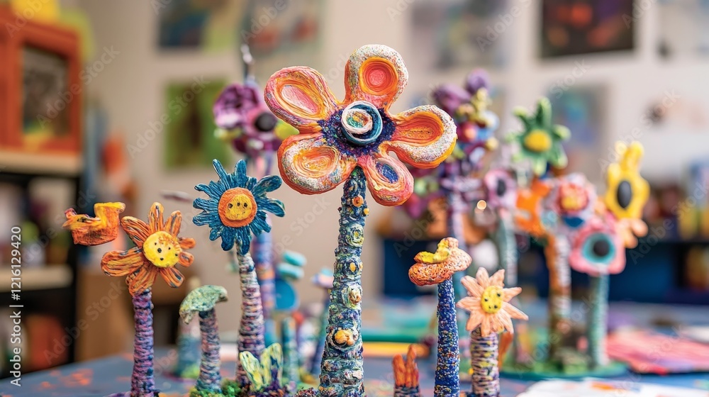 National Children's Craft Day Concept National Children's Craft Day Concept