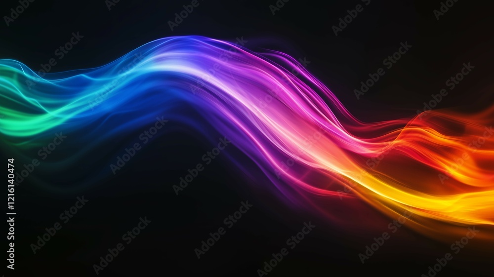 Fototapeta premium 抽象的でシンプルな光の背景画像