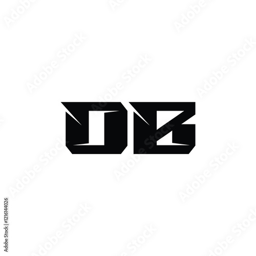 Free Download OB monogram logo design letter text name symbol monochrome logotype alphabet character simple logo - GFXLoad
