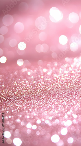 Pink Glitter Abstract Background