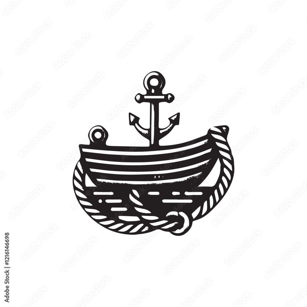 Mooring icon vector design symbol illustration Mooring icon vector design symbol illustration