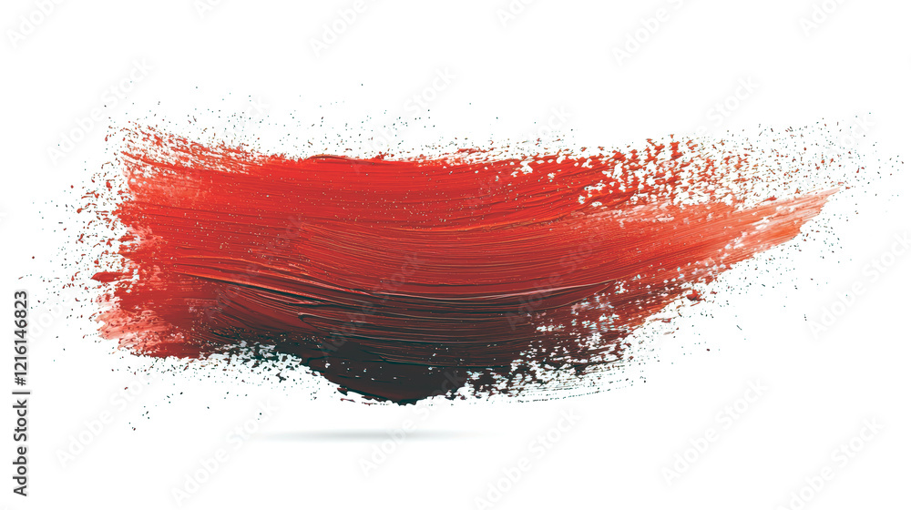 Red Abstract Paint Brushstrokes Texture: Fiery, Dynamic Background for Design Red Abstract Paint Brushstrokes Texture: Fiery, Dynamic Background for Design