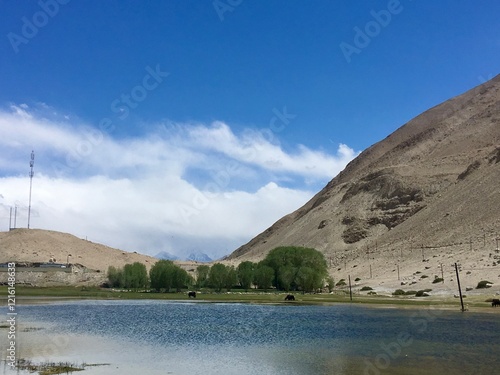 lake in the mountains