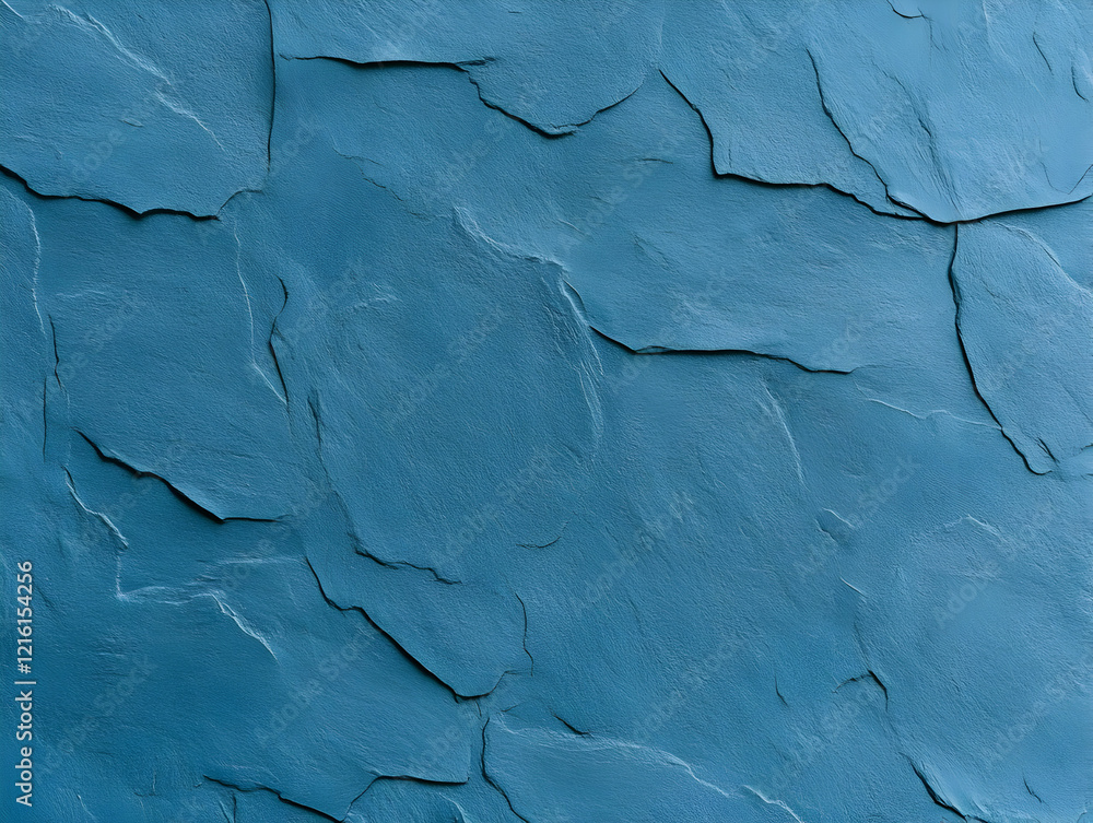 Naklejka premium Abstract Blue Cracked Texture Background