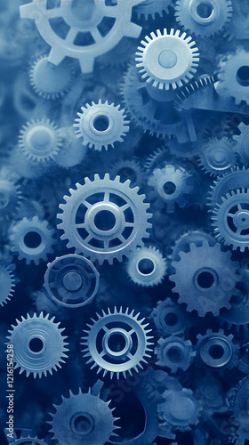 Wallpaper Mural Abstract 3D Gear Background Torontodigital.ca
