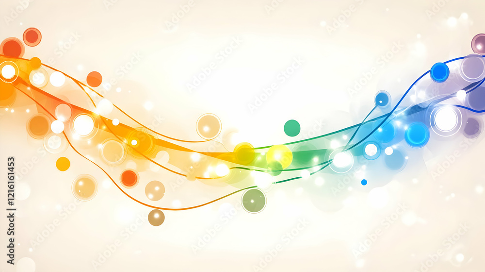 Abstract Background Image: Colorful Wave Design Abstract Background Image: Colorful Wave Design